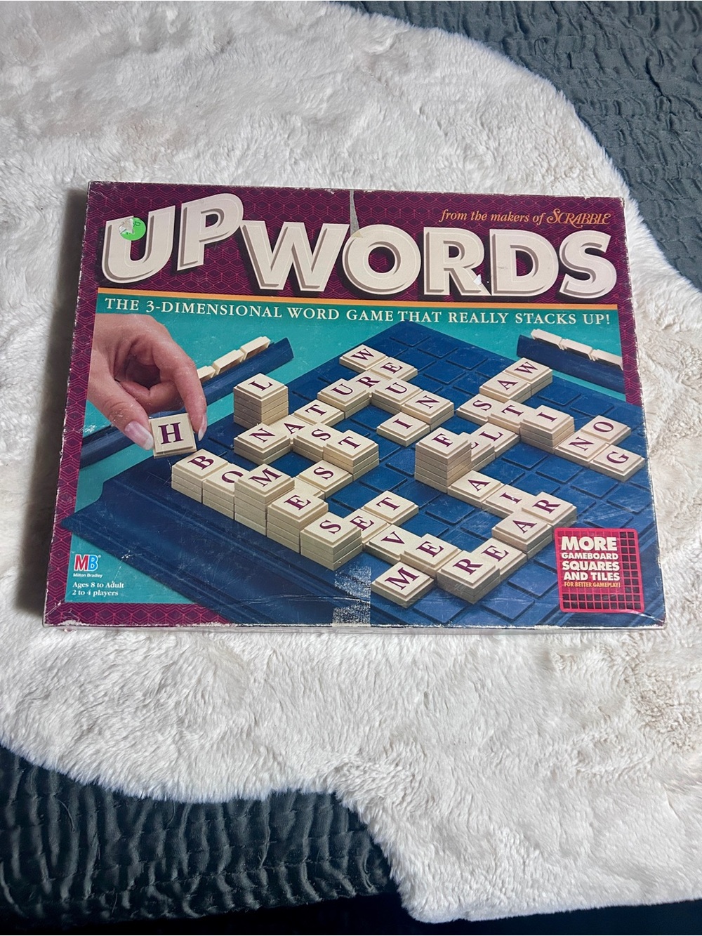 Upwords 3D Word Game-1997 Vintage